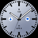 Solid Light Gray Watch Face