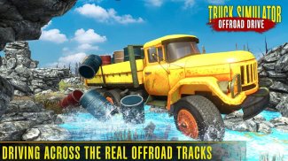 Truck Driver Offroad Sim screenshot 2