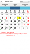 Brunei Kalender screenshot 5