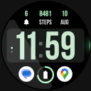 Huge Time: Wear OS watch face Icon