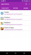 App History screenshot 1