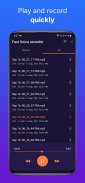 Fast Voice Recorder screenshot 1