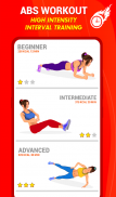 六块腹肌锻炼30日健身：HIIT锻炼 screenshot 3