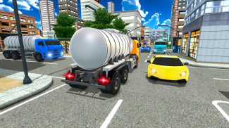 Liquide Huile Tanker Transport Cargo Drive Jeu screenshot 4