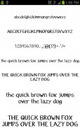 Pencil Fonts FlipFont gratis screenshot 0