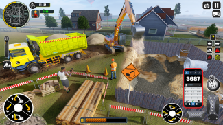 Entrega caminhão simulador: extremo empilhadeira screenshot 4
