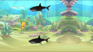 هجوم سمك القرش حورية البحر screenshot 0