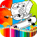 Coloring spongebob Games Icon