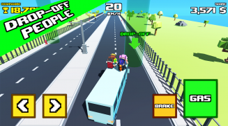 Crazy Road: Bus Simulator screenshot 3