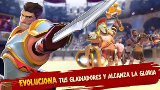 Gladiator Hero Clash: Juego de lucha y estrategia screenshot 1