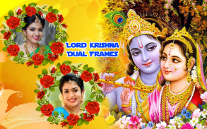 Lord Krishna Dual Photo Frames screenshot 1