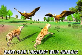 Eagle Simulator: Flying Bird Family Games screenshot 17