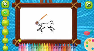 Horses Coloring Book screenshot 2