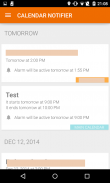 Events Notifier for Calendar screenshot 1