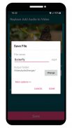 Replace Add Audio to Video screenshot 0