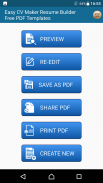CV Maker Resume PDF Editor screenshot 2