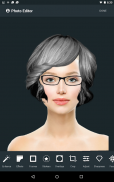 Hairstyle Changer app, virtual makeover women, men screenshot 14