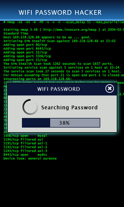 Wifi Password Hacker Simulator Prank 2018 APK pour Android Télécharger