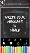 Chalkboard Sign Maker screenshot 1