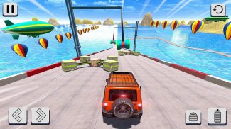 Mega Ramp Car Stunt Racing 3D - Impossible Tracks screenshot 0