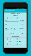 Electrical Cables and Circuit Breaker chooser 2018 screenshot 0