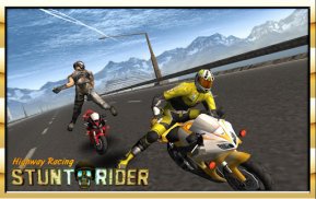 VR Highway Bike Attack Race screenshot 1