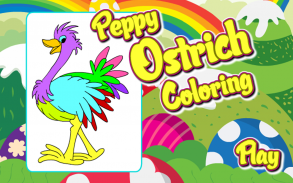 Coloring Game-Peppy Ostrich screenshot 2