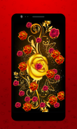 Golden Rose Live Wallpaper HD screenshot 2