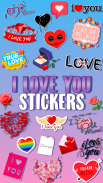 ANIMATED I LOVE YOU WAstickerApps Love and Hearts screenshot 4