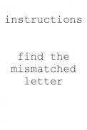 The Impossible Letter Game screenshot 1