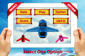 Flying Car Racing Simulator screenshot 0