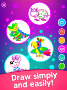 Bini Malen Tiere Spiele und Zeichnen für Kinder!🎨 screenshot 12