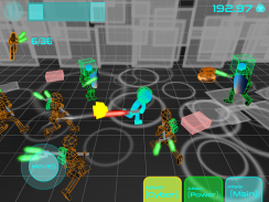 Stickman Neon luta de espadas screenshot 4