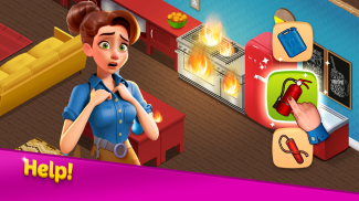 Fancy Cafe - Jogos de Restaurante e Decoração screenshot 2