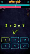 MATH KING - Math Skill Game screenshot 1