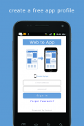 Web to App screenshot 1