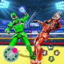 Police Robot Ring Fight Games Icon