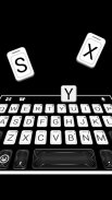 White Black Business Tastatur-Thema screenshot 3