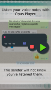 Opus Player -  WhatsApp Audio Cerca e Organizza screenshot 5