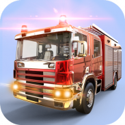 مدينة اطفاء الحريق شاحنة القيادة الإنقاذ محاكي 3D screenshot 2