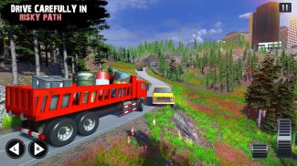 Offroad Cargo Truck Driving 3D screenshot 2