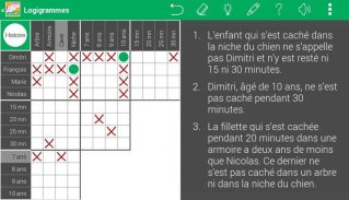 Logic Grid Problems in French screenshot 7