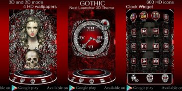 Gothic Go Keyboard theme screenshot 3