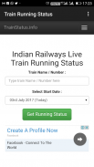 Live Train Running Status Online screenshot 0