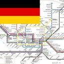 HAMBURG U/S/A/R/BUS HVV MAP Icon