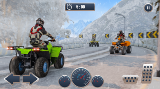 Snow ATV Bike Stunt Race screenshot 4