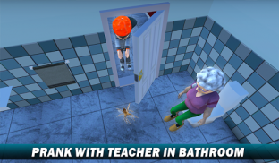 Scary Teacher High School Escape Game 3D screenshot 6