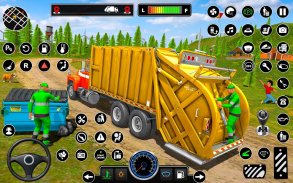 Camion à ordures Offroad: Jeux de conduite screenshot 5