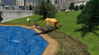 Angry Lion City Attack : Animal Hunting Simulator screenshot 3