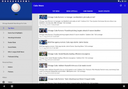 Chicago Baseball News Blue Edition for Cubs Fans screenshot 6